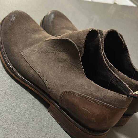 Mens CAPITA Leather shoes boots. Brown/Grey color. Size 43. Great Condition main image 6